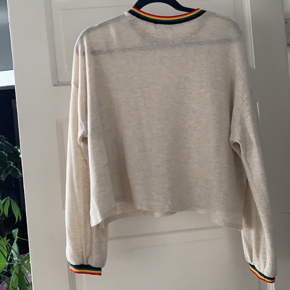 Roolee Rainbow Stripe Sweater - Picture 4 of 5
